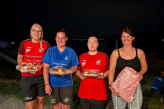Frauen vlnr B&uuml;rki Sandra, Krummen Shannon, Jegerlehner Nicole, W&uuml;thrich Erika